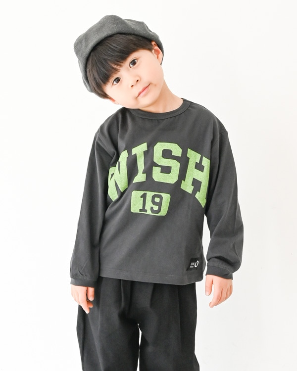 【ゼロスタンダード】WISHロングTシャツ / チャコールグレー