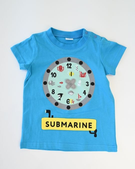 【チークルーム】サブマリン水族館 Tシャツ / イエロー