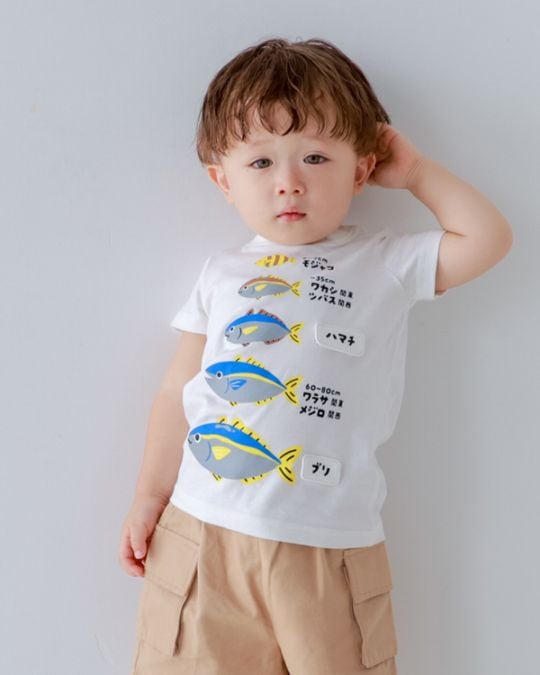 【チークルーム】ぶりの成長 Tシャツ / オフホワイト