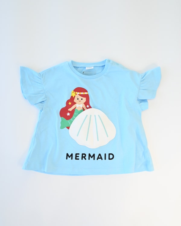 【チークルーム】マーメイド Tシャツ / サックス