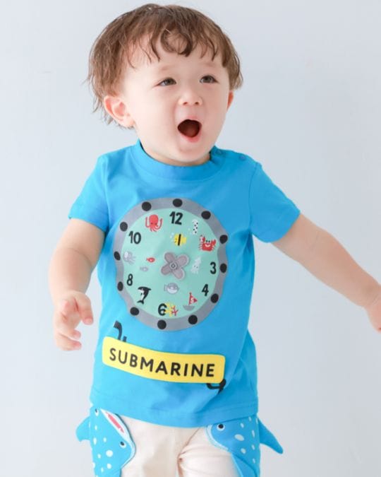 【チークルーム】ジンベイザメ ハーフパンツ / ブラック