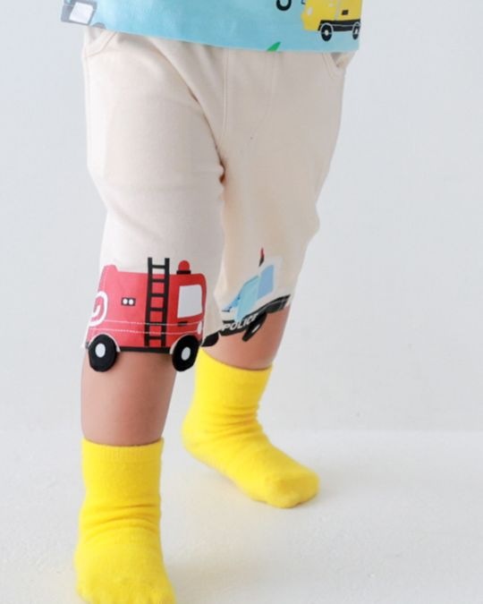 【26SS】働く車 ハーフパンツ / ブラック