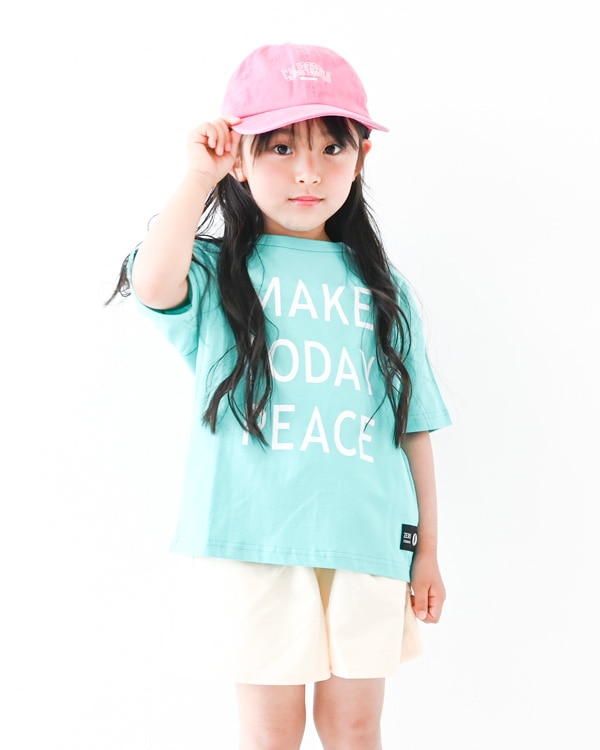 【ゼロスタンダード】MAKE TODAY PEACE Tシャツ / オフホワイト