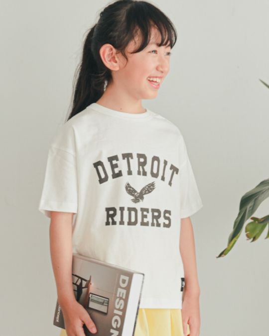 【ゼロスタンダード】DETROIT RIDERS Tシャツ / オフホワイト