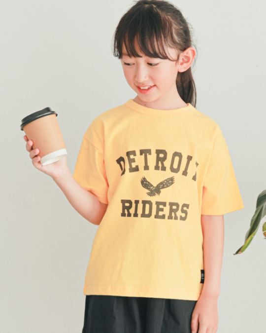 【ゼロスタンダード】DETROIT RIDERS Tシャツ / ライトグリーン