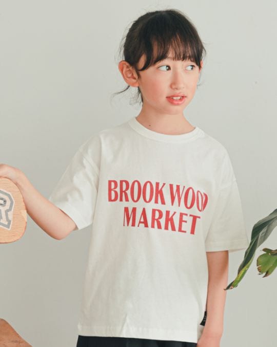 【ゼロスタンダード】BROOK WOOD MARKET Tシャツ / オフホワイト