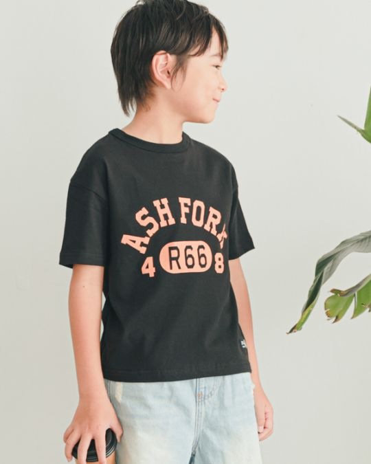【ゼロスタンダード】ASH FORK Tシャツ / パープル