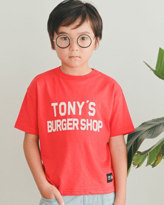 【ゼロスタンダード】TONY'S BURGER SHOP Tシャツ / アイボリー