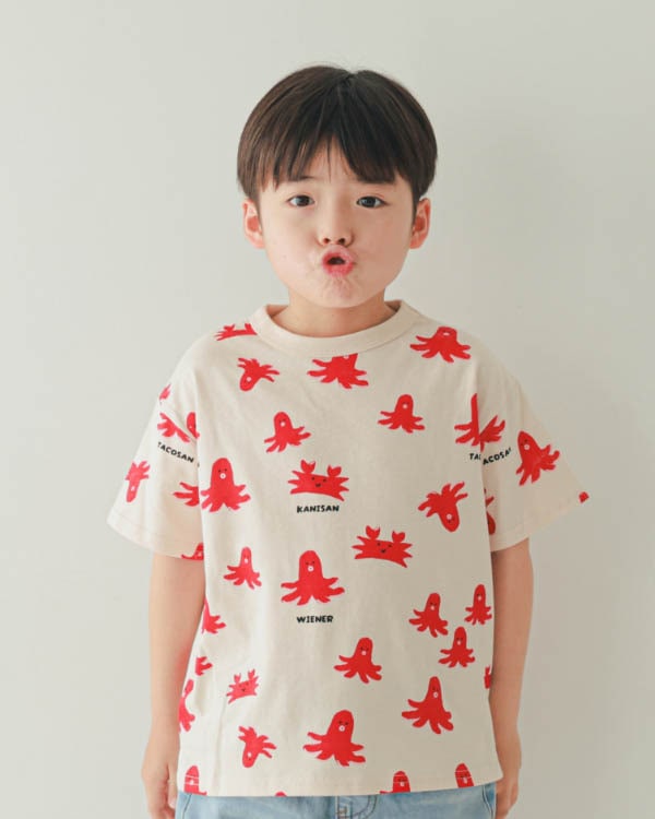 【26SS】タコさんTシャツ / パープル