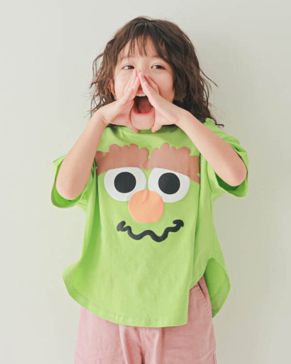 【26SS】モンスターなりきり Tシャツ / ピンク