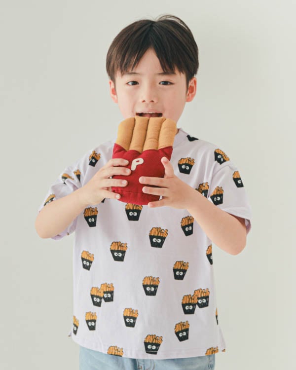 【ニコフラート】ポテト Tシャツ / パープル