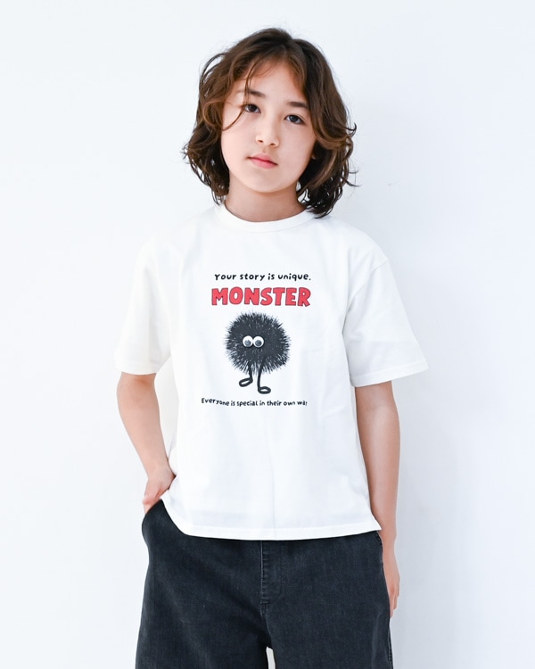 【ニコフラート】キョロキョロ Tシャツ / パープル