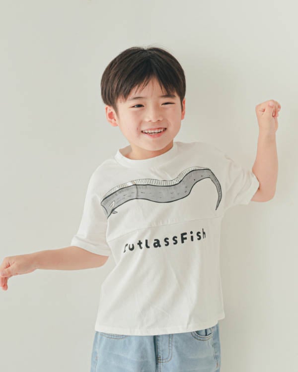 【ニコフラート】たちうお Tシャツ / サックス