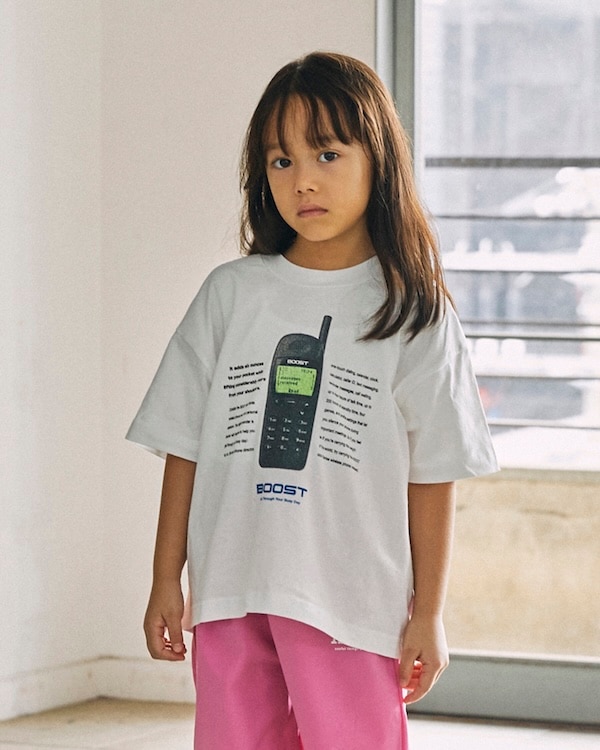 【ブーストック】B/S  PHONE Tシャツ / ホワイト