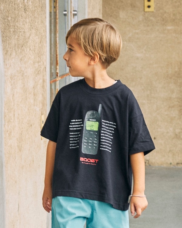 【ブーストック】B/S  PHONE Tシャツ / ブラック