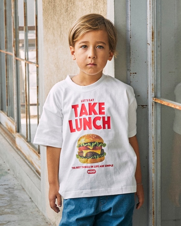 【ブーストック】B/S  BURGER Tシャツ / ホワイト