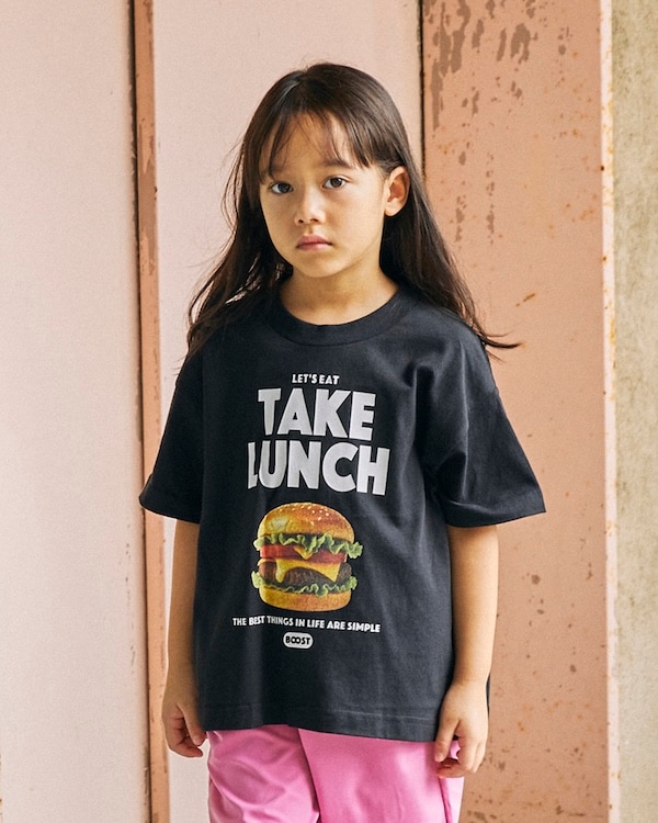 【ブーストック】B/S  BURGER Tシャツ / ブラック