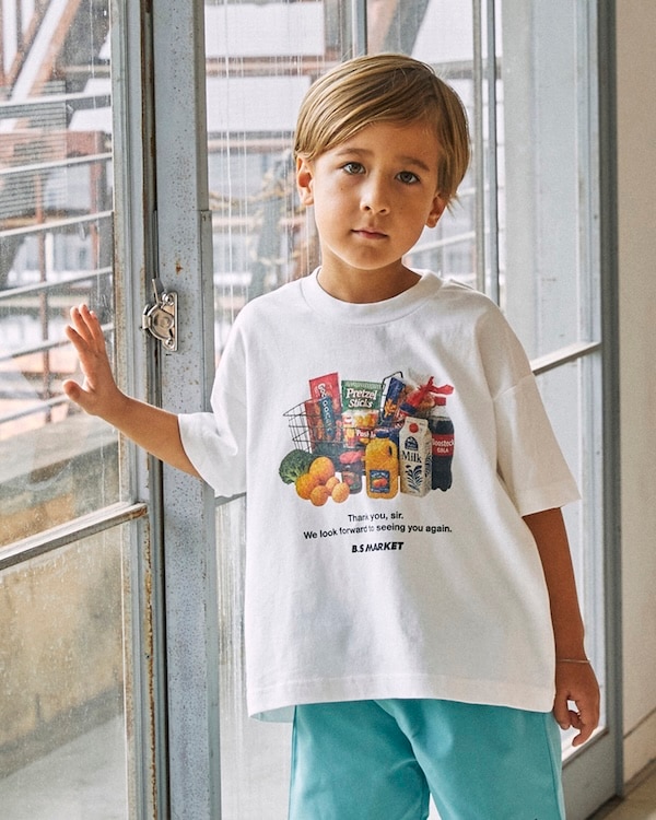 【ブーストック】B/S MARKET Tシャツ / ホワイト