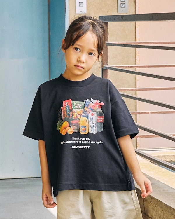 【ブーストック】B/S MARKET Tシャツ / ブラック