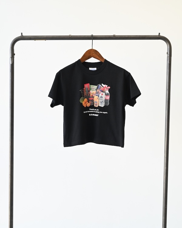 【ブーストック】B/S MARKET Tシャツ / ブラック