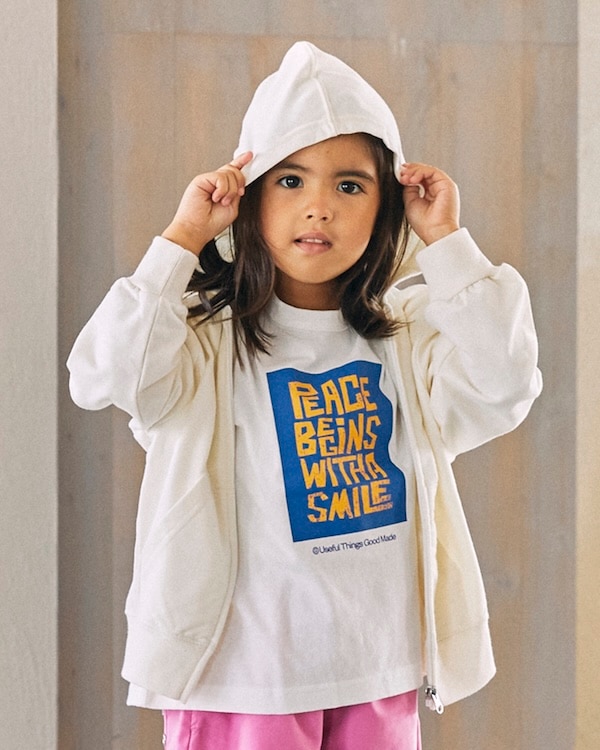 【ジェネレーター】ジップパーカー / ホワイト