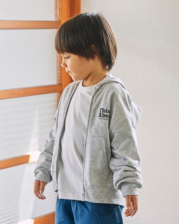 【ジェネレーター】ジップパーカー / 杢グレー