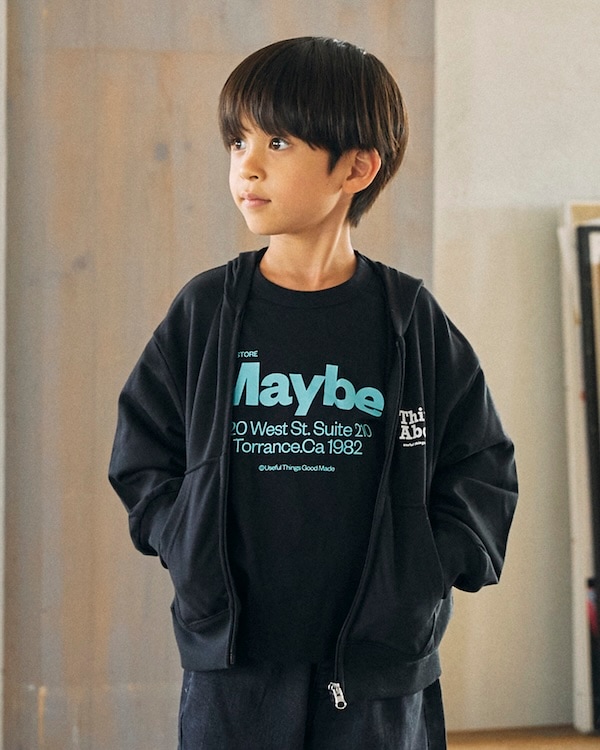 【ジェネレーター】ジップパーカー / ブラック