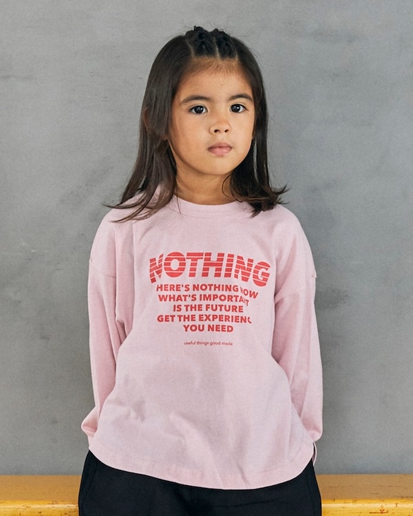 【ジェネレーター】NOTHING L/S Tシャツ / ホワイト