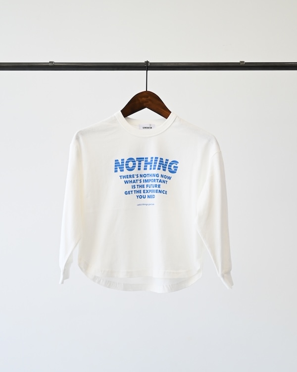 【ジェネレーター】NOTHING L/S Tシャツ / ピンク