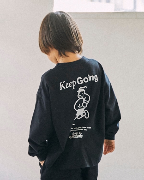 【ジェネレーター】Keep Going L/S Tシャツ / サンド