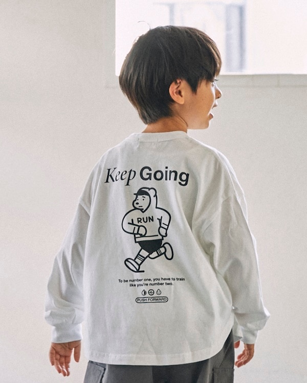 【ジェネレーター】Keep Going L/S Tシャツ / ブラック