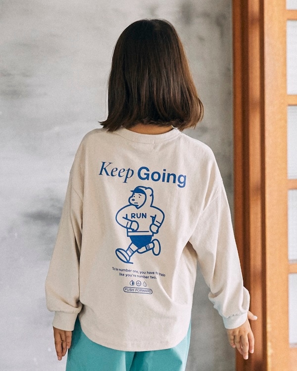 【ジェネレーター】Keep Going L/S Tシャツ / ブラック