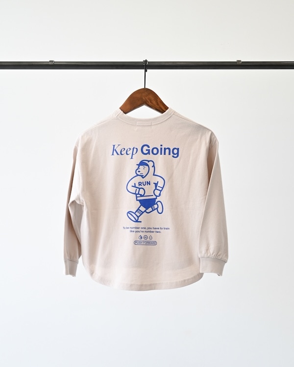 【ジェネレーター】Keep Going L/S Tシャツ / ホワイト