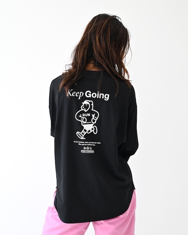 【ジェネレーター】Keep Going L/S Tシャツ / ホワイト