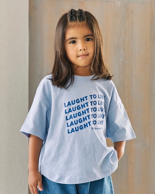 【ジェネレーター】LAUGHT Tシャツ / チャコールグレー