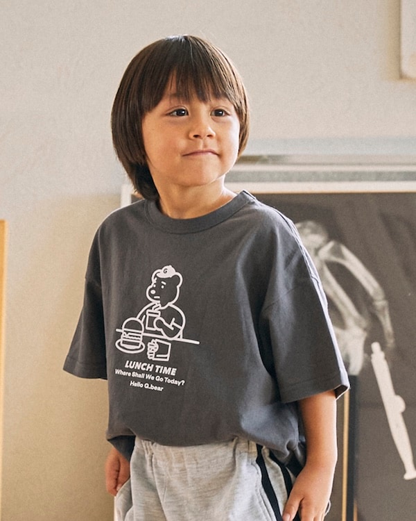 【ジェネレーター】LUNCH TIME Tシャツ / チャコールグレー