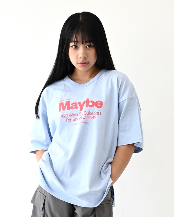 【ジェネレーター】Maybe Tシャツ / ホワイト
