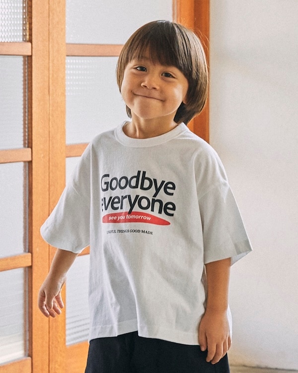 【ジェネレーター】Goodbye Tシャツ / ホワイト