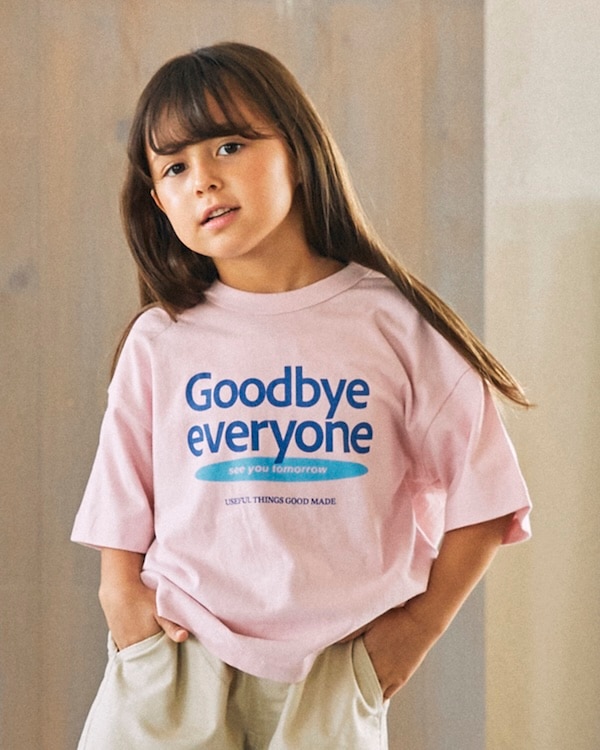 【ジェネレーター】Goodbye Tシャツ / ピンク