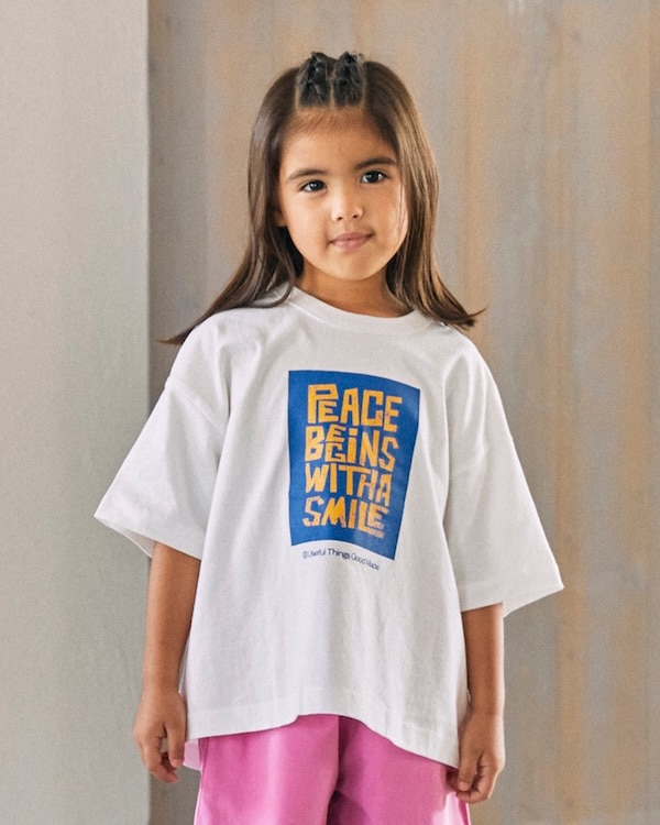 【ジェネレーター】Peace Begins Tシャツ / サンド