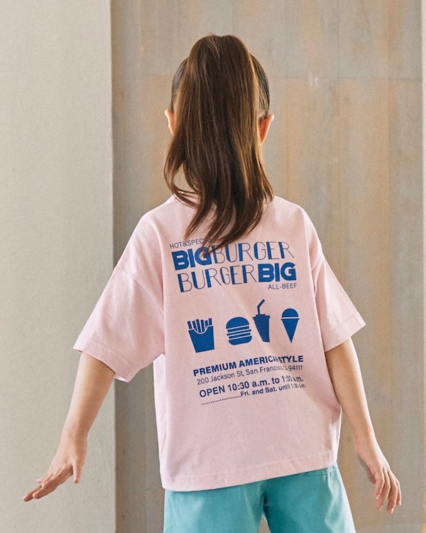【ジェネレーター】BIG BURGER Tシャツ / ホワイト