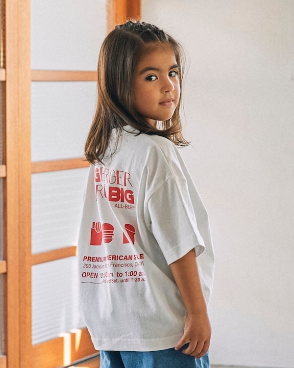 【ジェネレーター】BIG BURGER Tシャツ / ピンク