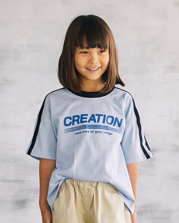 【ジェネレーター】CREATION Tシャツ / サックス