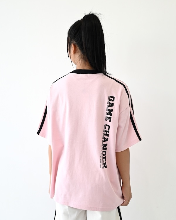 【ジェネレーター】GAME CHANGER Tシャツ / ピンク