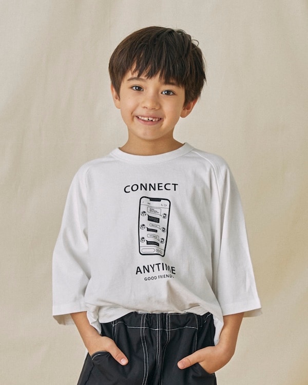 【フォブ】CONNECT Tシャツ / ホワイト