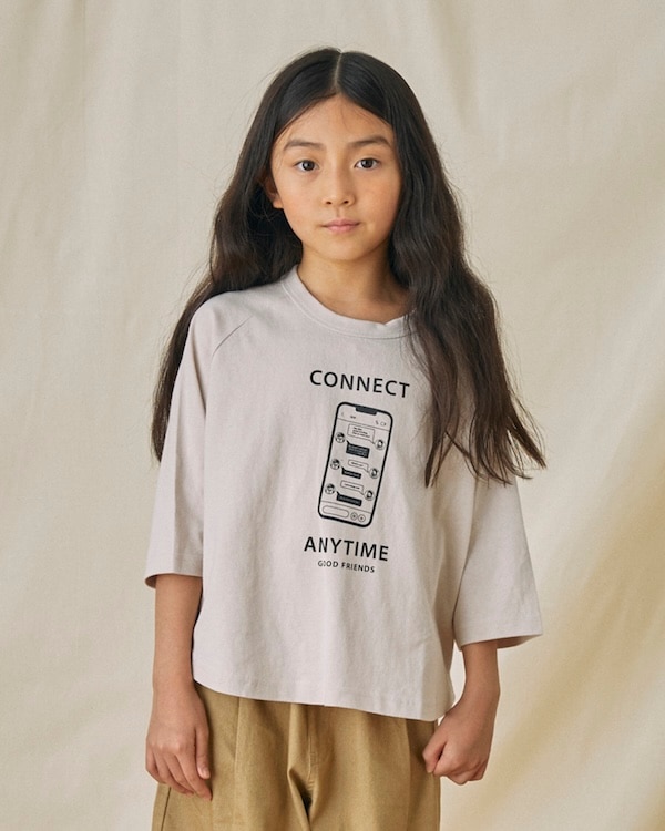 【フォブ】CONNECT Tシャツ / サンド