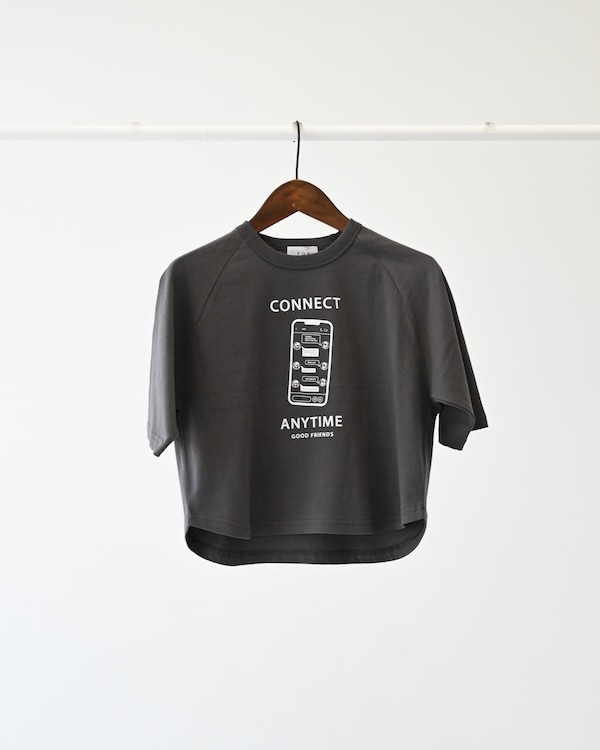 【フォブ】CONNECT Tシャツ / チャコールグレー