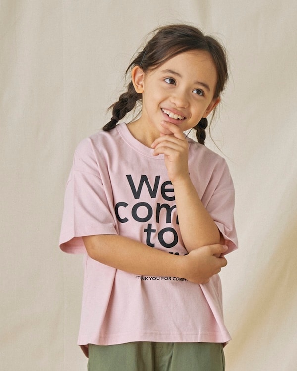 【フォブ】Welcome Tシャツ / ピンク