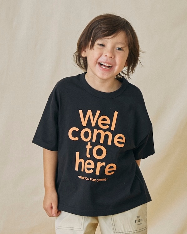 【フォブ】Welcome Tシャツ / ブラック