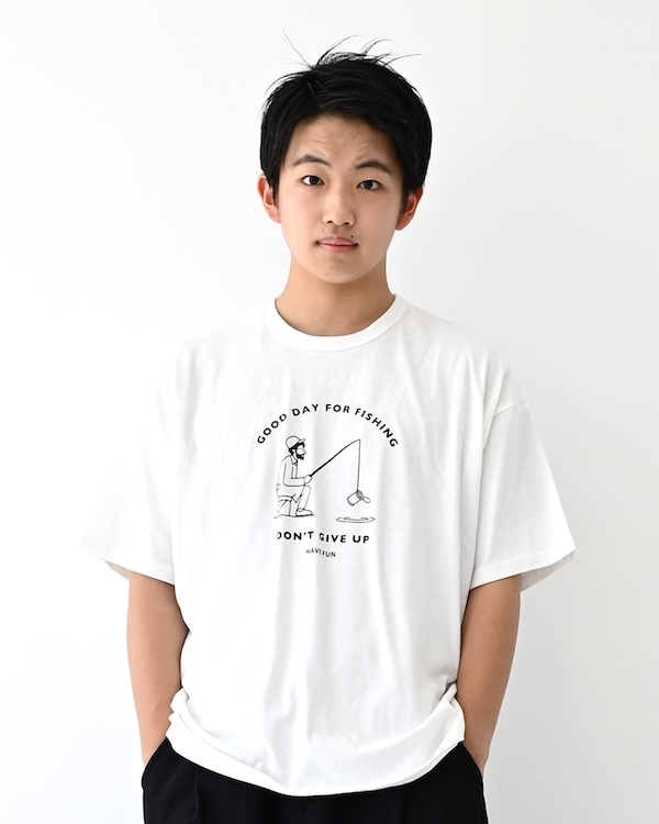 【フォブ】FISHING Tシャツ / サックス